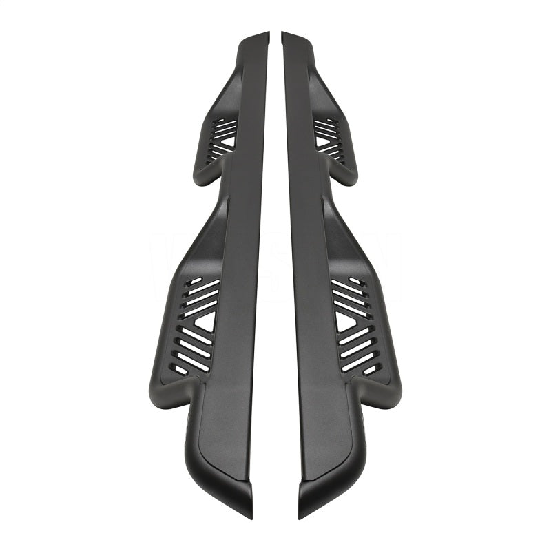 Westin 19-22 Chevrolet Silverado / GMC Sierra Double Cab Outlaw Nerf Step Bars - Textured Black - GTR Auto