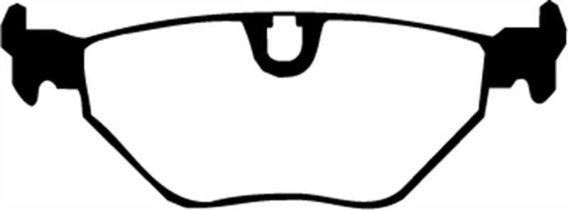 EBC 93-97 Aston Martin DB7 3.2 Supercharged Greenstuff Rear Brake Pads DP2690/2