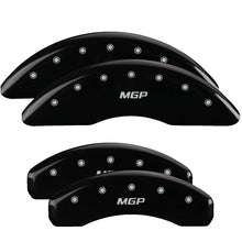 Load image into Gallery viewer, MGP 4 Caliper Covers Engraved Front &amp; Rear RT Yellow finish black ch - GTR Auto