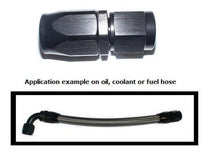 Load image into Gallery viewer, ATP Black Anodized 10 AN Straight Hose End