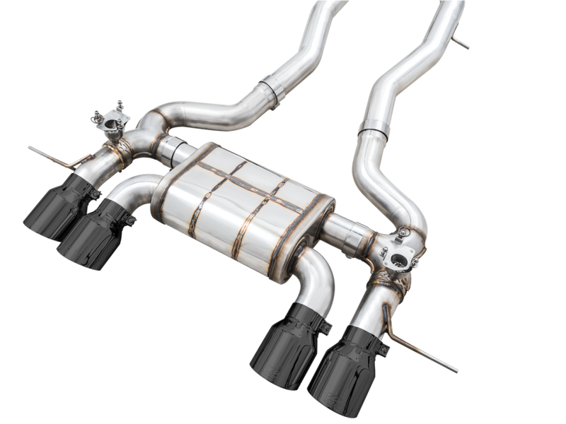 AWE SwitchPath Catback Exhaust for BMW G8X M3/M4 - Diamond Black Tips - GTR Auto