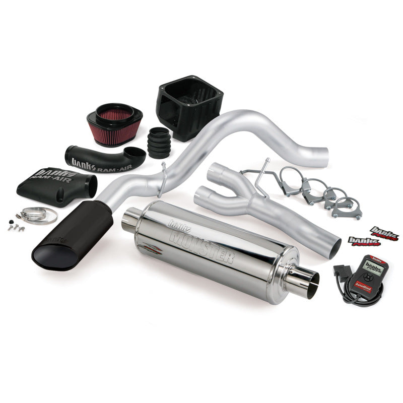Banks Power 03-06 Chevy 4.8-5.3L EC/CCSB Stinger System - SS Single Exhaust w/ Black Tip - GTR Auto