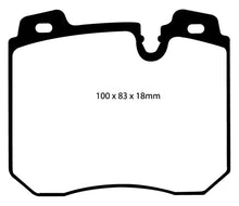 Load image into Gallery viewer, EBC 90-95 BMW 750iL 5.0 (E32) Redstuff Front Brake Pads - GTR Auto