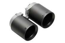 Load image into Gallery viewer, SOUL 17-19 Porsche 991.2 Carrera (w/ PSE) Bolt On Exhaust Tips - 4in Double Wall Satin Black Tips