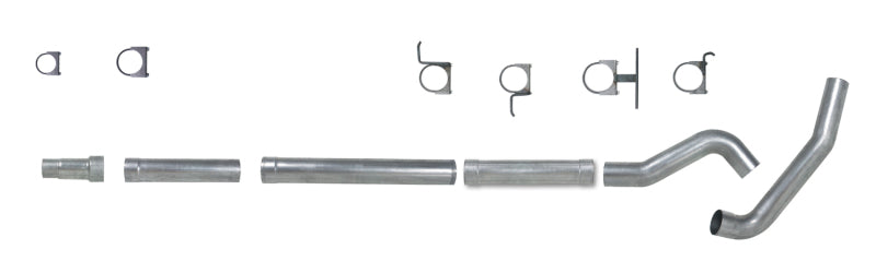 Diamond Eye KIT 5in Catback MFLR RPLCMENT PIPE Single AL: 94-97 FORD 7.3L F250/F350 PWRSTROKE - GTR Auto