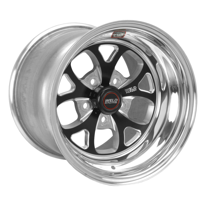 Weld S76 15x9.33 / 5x4.75 BP / 4.5in. BS Black Wheel (Low Pad) - Non-Beadlock - GTR Auto