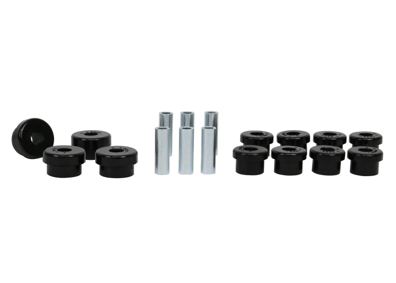 Whiteline Plus 88-00 Honda Civic / 88-9/95 CRX Rear Control Arm - Lower Inner & Outer Bushing Kit - GTR Auto