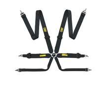 Load image into Gallery viewer, OMP Tecnica 3 Safety Harness Black - GTR Auto