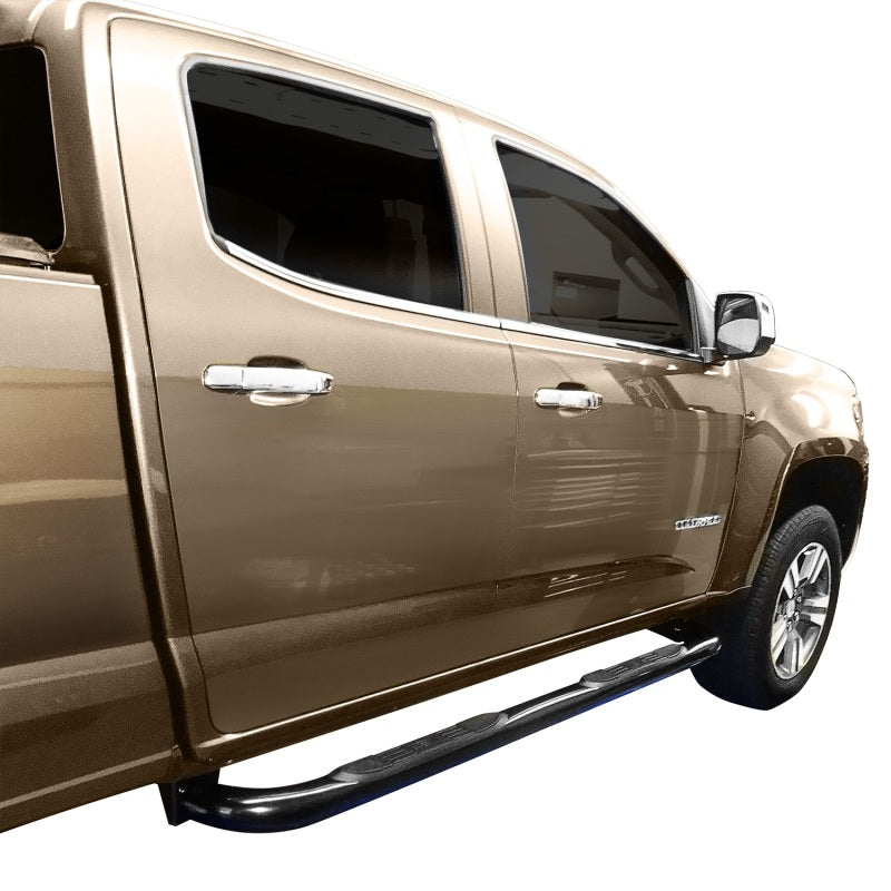 Westin 2015-2018 Chevrolet/GMC Colorado/Canyon Extended Cab E-Series 3 Nerf Step Bars - Black - GTR Auto