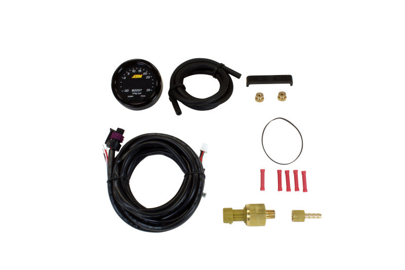 AEM X-Series Boost Pressure -30inHg 35psi Gauge - GTR Auto