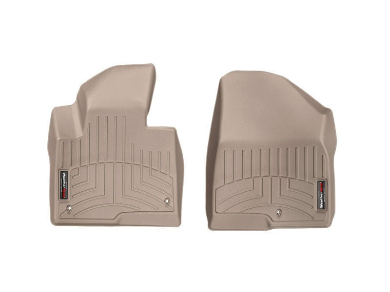 WeatherTech 13+ Hyundai Santa Fe Front FloorLiner - Tan - GTR Auto