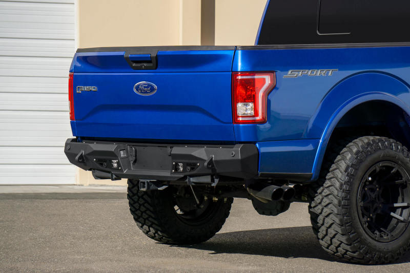 Addictive Desert Designs 15-18 Ford F-150 Stealth Fighter Rear Bumper w/ Backup Sensor Cutout - GTR Auto