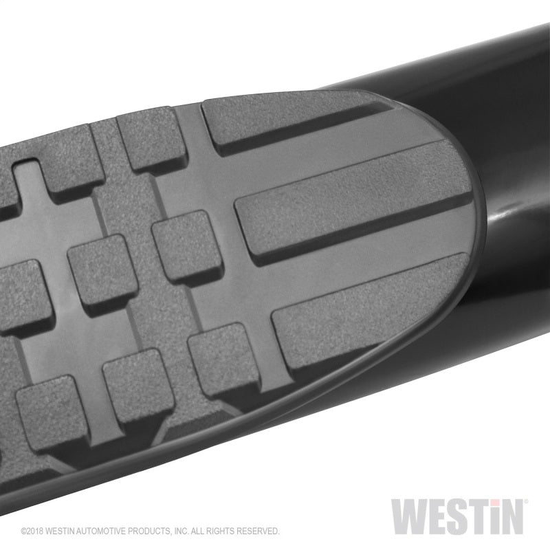 Westin 2019-2026 Chevy Silverado/Sierra 1500 Crew Cab Non LD PRO TRAXX 4 Oval Nerf Step Bars - Black - GTR Auto