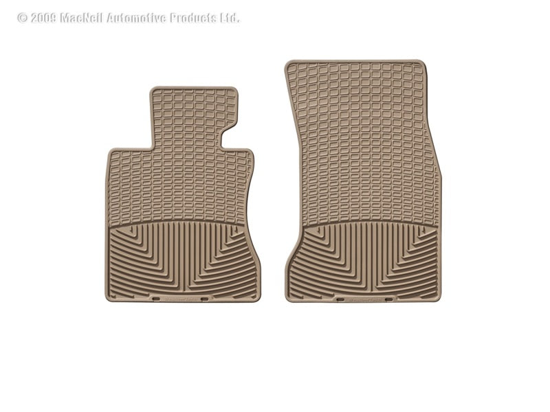 WeatherTech 04-07 BMW 525i Front Rubber Mats - Tan - GTR Auto