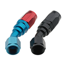 Load image into Gallery viewer, Fragola -6AN x 30 Degree Pro-Flow Hose End - Blue/Red