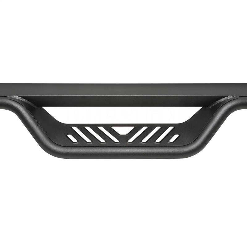 Westin 19-22 Chevrolet Silverado / GMC Sierra Double Cab Outlaw Nerf Step Bars - Textured Black - GTR Auto