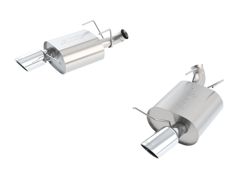 Borla 13-14 Mustang GT/Boss 302 5.0L V8 RWD Single Split Rr Exit Touring Exhaust (rear section only) - GTR Auto
