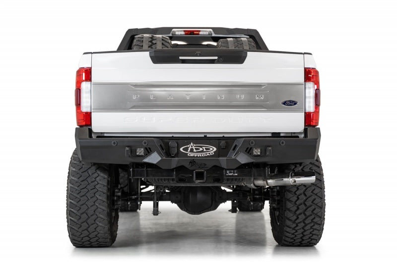 Addictive Desert Designs 17-20 Ford Super Duty Bomber HD Rear Bumper w/ Mounts For Cube Lights - GTR Auto