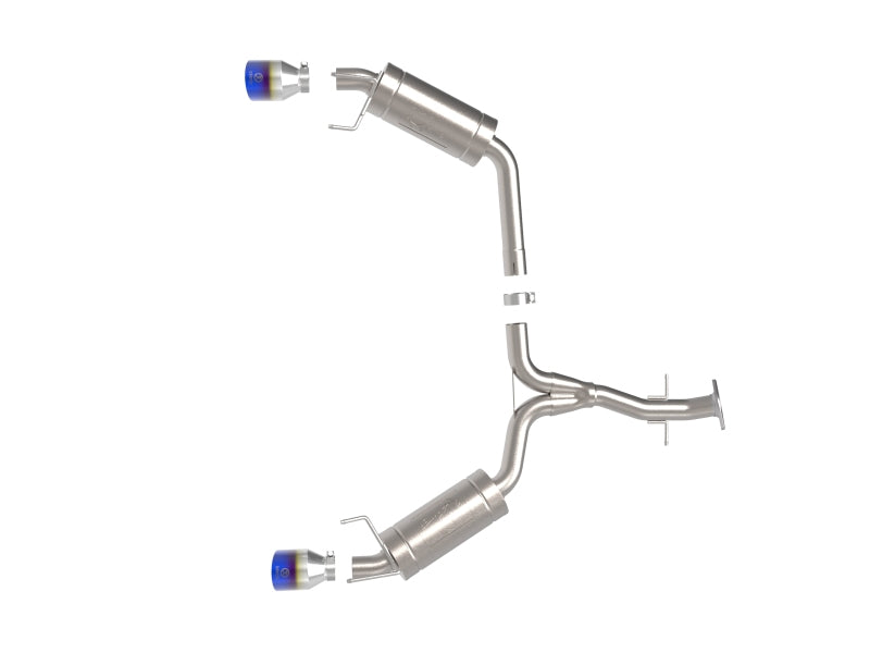 aFe POWER Takeda 06-13 Lexus IS250/IS350 SS Axle-Back Exhaust w/ Blue Flame Tips - GTR Auto