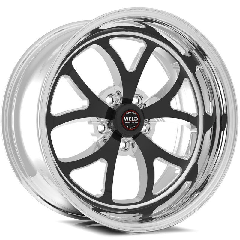 Weld S76 17x9 / 5x120mm BP / 6.8in. BS Black Wheel (Medium Pad) - Non-Beadlock - GTR Auto