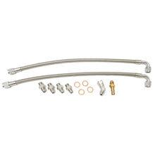 Load image into Gallery viewer, ATP Nissan SR20DET Steel Braided Coolant Line Assembly for GT (BB T28)/GTX Top/Bottom Mounted Turbo