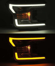 Load image into Gallery viewer, AlphaRex 18-20 Ford F-150 LUXX Style Projector Headlights Alpha Black w/Activation Light/DRL - GTR Auto