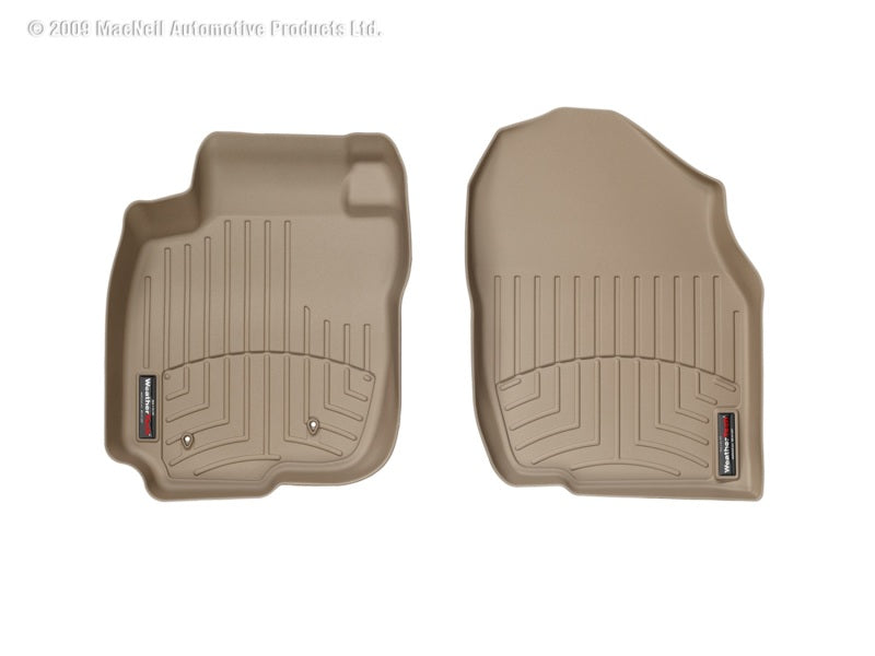 WeatherTech 06-12 Toyota RAV4 Front FloorLiner - Tan - GTR Auto