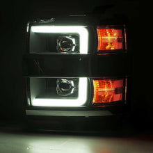 Load image into Gallery viewer, AlphaRex 15-19 Chevy Silverado 2500HD PRO-Series Headlight Plank Chrome w/Activ Light/Seq Signal/DRL - GTR Auto