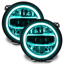 Load image into Gallery viewer, Oracle Jeep Wrangler JL/JT RGB+W Headlight DRL  Kit - ColorSHIFT w/ Simple Controller