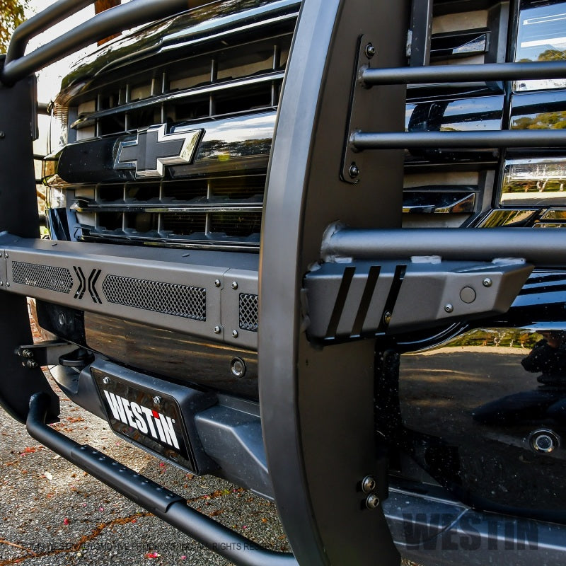 Westin 16-18 Chevy Silverado 1500 Sportsman X Grille Guard - Textured Black - GTR Auto
