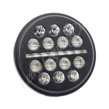 Load image into Gallery viewer, Letric Lighting 5.75in LED Black Buck-Shot Style Mini-Multi Headlight