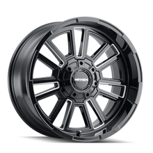 Load image into Gallery viewer, Mayhem 8115 Apollo 20x9 / 8x170 BP / 0mm Offset / 125.2mm Hub Black w/ Milled Spokes Wheel - GTR Auto