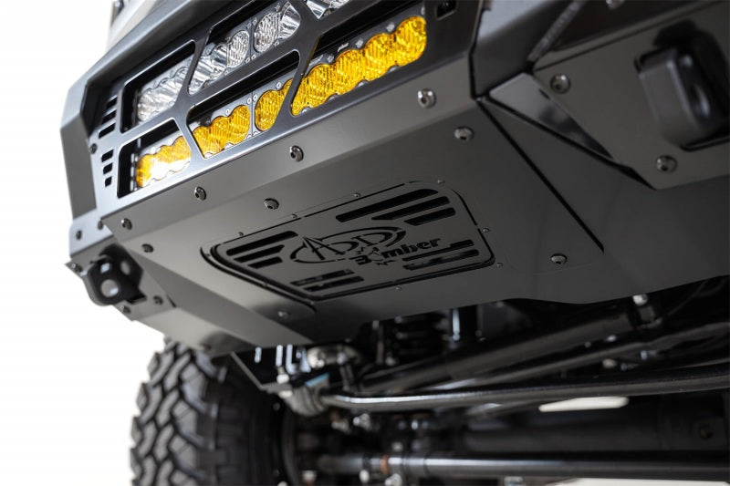 Addictive Desert Designs 17-20 Ford Super Duty Bomber Front Bumper w/ Mounts For 20in Light Bars - GTR Auto