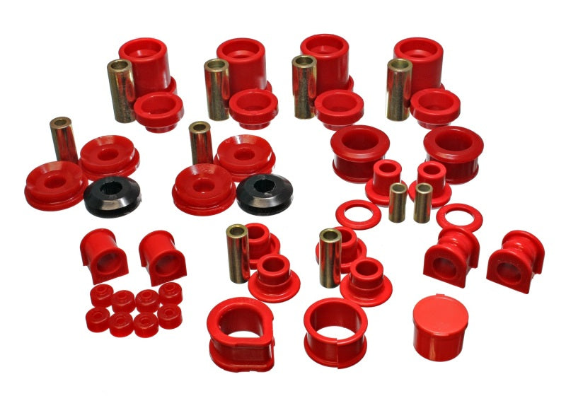 Energy Suspension 90-96 Nissan 300ZX Red Hyper-Flex Master Bushing Set (Sway bar end link bushings a 7.18105R