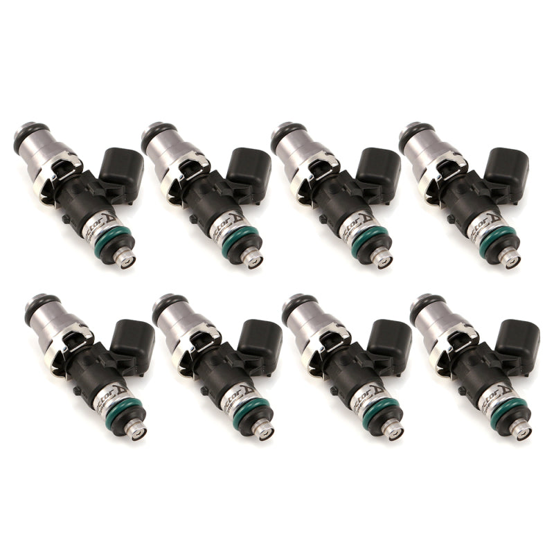Injector Dynamics 1340cc Injectors - 48mm Length - 14mm Grey Top - 14mm Lower O-Ring (Set of 8) - GTR Auto