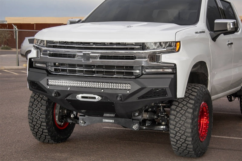 Addictive Desert Designs 2019 Chevrolet Silverado 1500 SF Front Bumper w/ Winch Mount&Sensor Cutout - GTR Auto