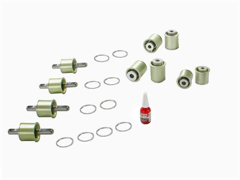 aFe Control PFADT Alum Frame Drag Rear Solid Spherical C/A Bearings Set; 06-13 Chevy Corvette C6 Z06 - GTR Auto