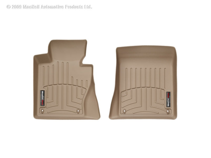 WeatherTech 04+ BMW X3 Front FloorLiner - Tan - GTR Auto