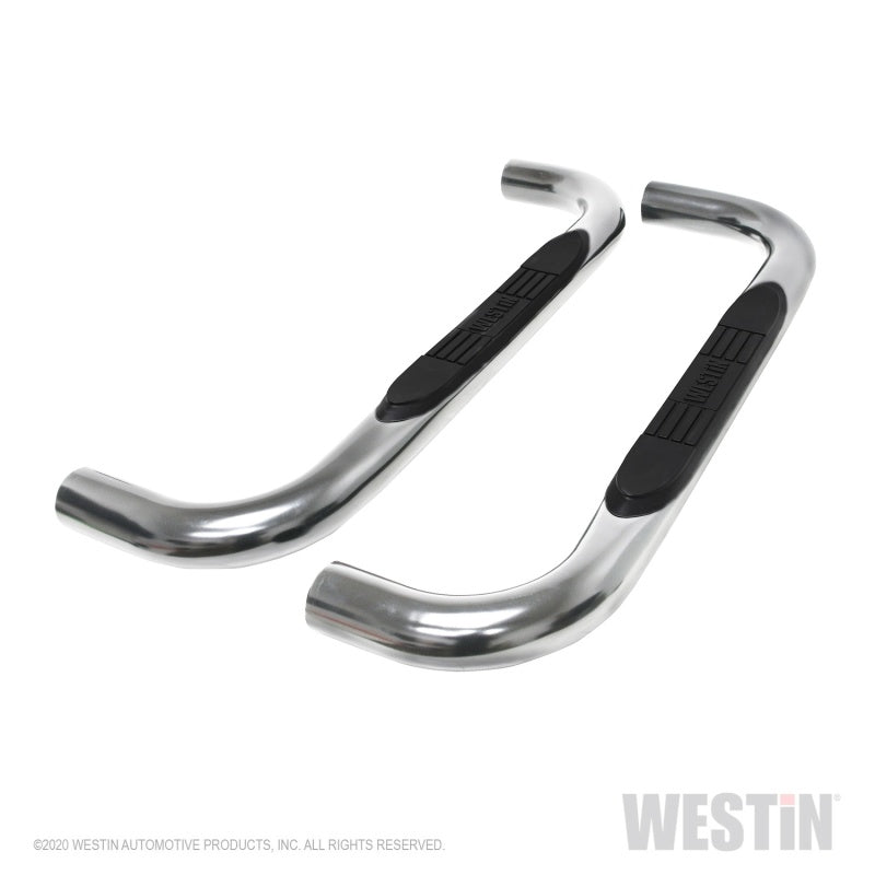 Westin 19-20 Chevy/GMC Silverado/Sierra 1500 Regular Cab E-Series 3 Nerf Step Bars - Stainless Steel - GTR Auto