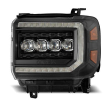 Load image into Gallery viewer, AlphaRex 14-18 GMC Sierra NOVA LED Proj Headlights Plank Style Black w/Activ Light/Seq Signal/DRL - GTR Auto