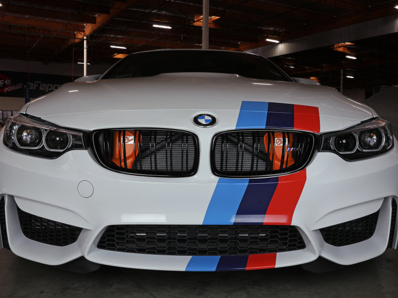 aFe Magnum FORCE Dynamic Air Scoop 15-18 BMW M3/15-20 M4 - Orange - GTR Auto