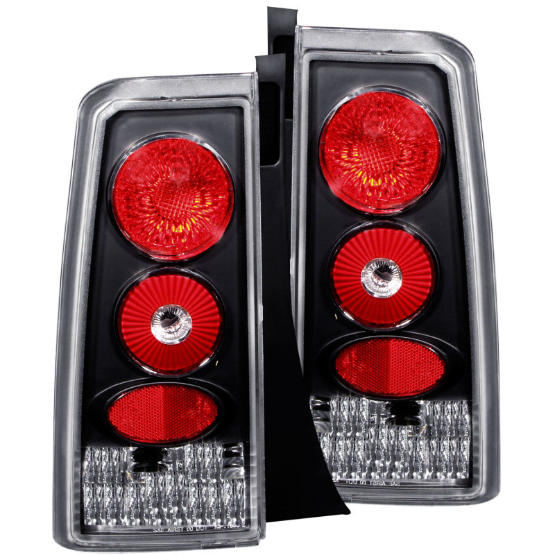 ANZO 2004-2007 Scion XB Taillights Black - GTR Auto