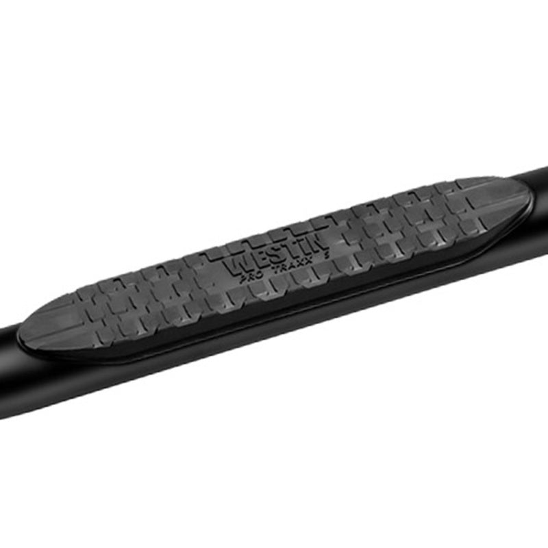 Westin 2014-2018 Chevy Silverado 1500 Reg Cab PRO TRAXX 5 Oval Nerf Step Bars - Black - GTR Auto