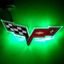 Load image into Gallery viewer, Oracle Chevrolet Corvette C6 Illuminated Emblem - Green