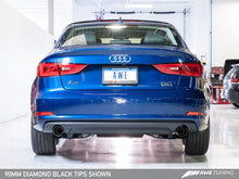 Load image into Gallery viewer, AWE Tuning Audi 8V A3 Touring Edition Exhaust - Dual Outlet Diamond Black 90 mm Tips - GTR Auto