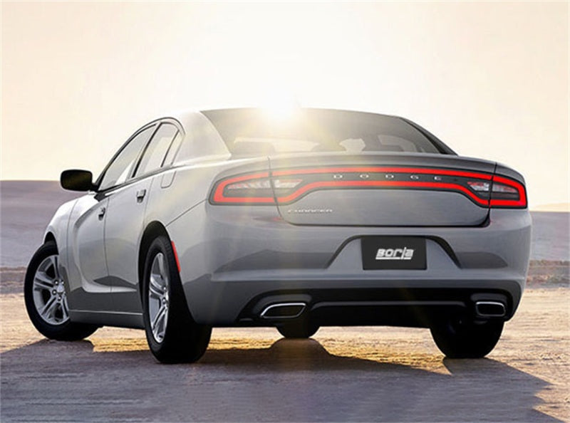 Borla 15-16 Dodge Charger 3.6L V6 ATAK Cat Back Exhaust (Uses Factory Valence) - GTR Auto