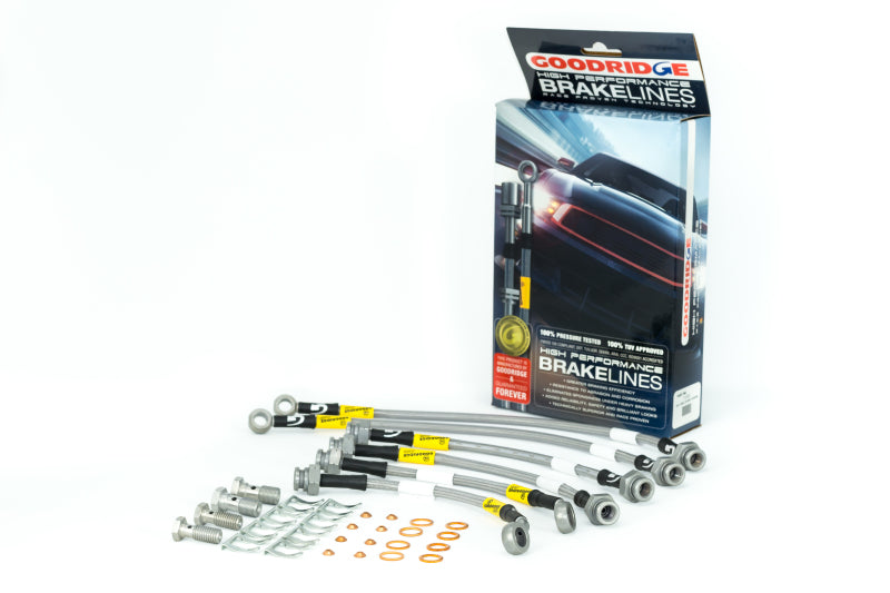 Goodridge 08-10 Chevy Cobalt SS Models w/ Brembo Calipers Stainless Steel Brake Lines Kit - GTR Auto