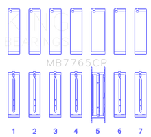 Load image into Gallery viewer, King Engine Bearings GMC 4.2 Vortec L6 (Size 1.0) Main Bearing Set