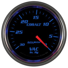 Load image into Gallery viewer, Autometer Cobalt 2-5/8in. / 0-30 IN HG / Mechanical Vacuum Gauge 7984