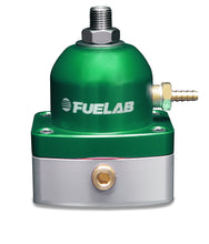 Load image into Gallery viewer, Fuelab 515 EFI Adjustable FPR 90-125 PSI (2) -6AN In (1) -6AN Return - Green - GTR Auto